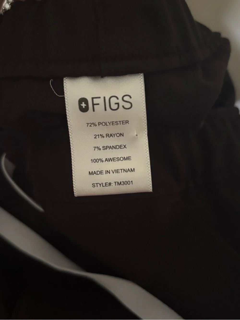 Figs | Men's Cairo Cargo Scrub Pants Size Large Black